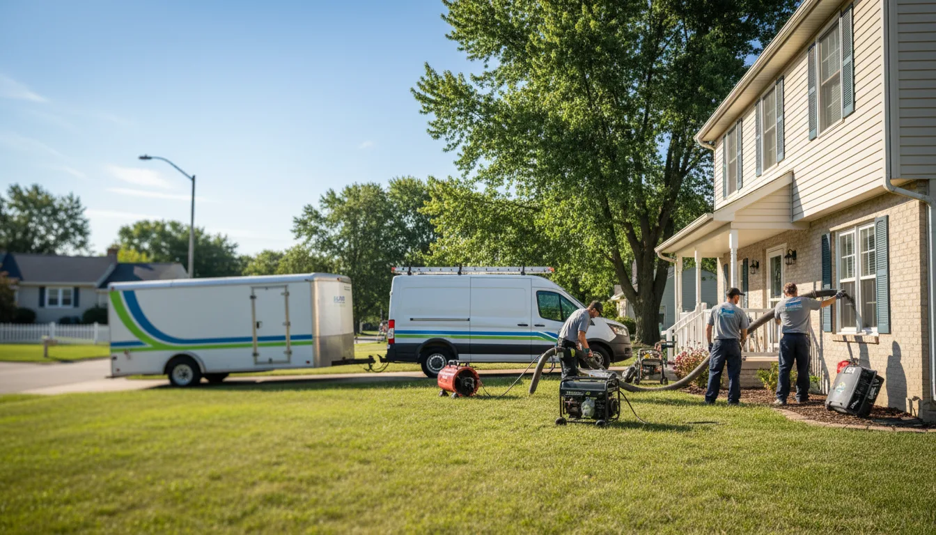 Flooded Basement Restoration And Cleanup With Repair in Kiel, WI near me